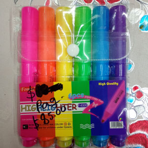 Plumones marca texto