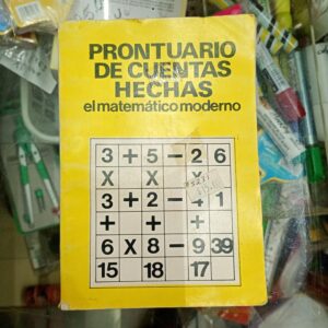 PRONTUARIO DE CUENTAS HECHAS