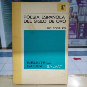 Poesia Española Del Siglo De Oro